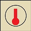 Gemglow Heat Detector Sign