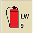 Gemglow Portable Fire Extinguisher Sign