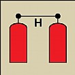 Gemglow Halon Release Station Sign