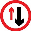 Priority To Oncoming Traffic Sign
