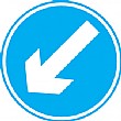 Diagonal Arrow Sign