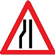 Left Side Narrowing Sign