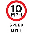10 MPH Speed Limit Sign