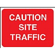Caution Site Traffic Sign