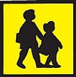 Children Reverse Printed Window Sticker