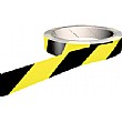 Yellow/Black Adhesive Floor Marking Tapes