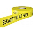 Security Do Not Enter Security Tape