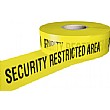 Security Restricted Area Security Tape