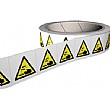 Hazard Labels On A Roll x250