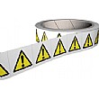 Hazard Labels On A Roll x250