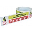 Warning Asbestos Isulation Do Not Disturb Tape