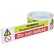 Warning Encapsulated Asbestos Do Not Disturb Tape
