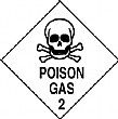 Poison Gas Hazchem And Transport Labels