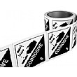 Corrosive Hazchem Labels On A Roll