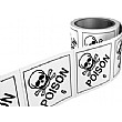 Poison Hazchem Labels On A Roll