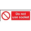 Do Not Use Sockets Socket Labels