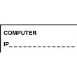 Computer IP_ _ _ _ _Socket Labels