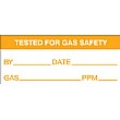 Tested For Gas Safety Quality Labels