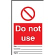 Do Not Use Tye Tags