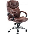 Nevada Leather Manager Chair Brown