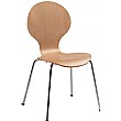 Rounded Bistro Stacking Chair