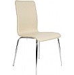Cream Stiletto Side Chair (Pack of 2)