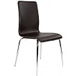 Brown Stiletto Side Chair (Pack of 2)