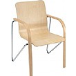 Salsa Wooden Visitor/Cafe Chair