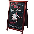 Hardwood Surround A-Frame Chalkboards