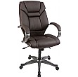 Lichfield Brown Leather Chair