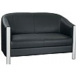 Chill Leather Faced 2 Seat Tub Chair