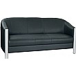 Chill Leather Faced 3 Seat Tub Chair