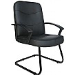 Albertine Leather Cantilever Chair