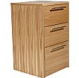 Oakwood Desk High Pedestal