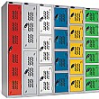 Perforated Door Lockers WIth ActiveCoat