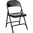 Steel Folding Chair Black