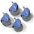 Numatic Set Of 4 75mm Castors 629422