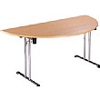 Semi-Circular Folding Table