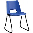 Scholar Polypropylene Skid Base Chairs
