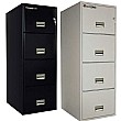 Sentry 4 Drawer Wide Fire Filing Cabinet