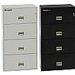 Sentry 4 Drawer Lateral Fire Filing Cabinet