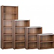 Studio Office Wide Bookcases Walnut