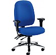 Vista 24 Hour High Back Chrome Operator Chair