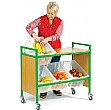 Fruit Trolley With 4 Extra Deep Trays