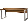 Facts Rectangular Square Frame Desk Cherry