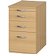 Facts Desk End Pedestal Beech