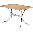 Scallop Rectangular Bistro Table