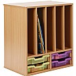 Storage Allsorts Big Book 4 Shallow Jelly Tray Unit