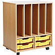 Storage Allsorts Big Book 4 Shallow Tray Unit