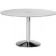 Wedge Glass Round Bistro Tables
